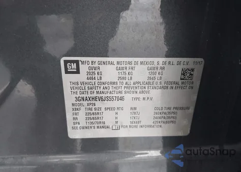 2018 Chevrolet Equinox Ls from USA, damaged, VIN 3GNAXHEV6JS557046